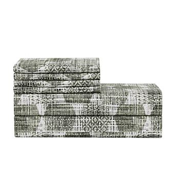 Sweet Home Collection Monaco 6 pc 1500 Thread Count Geometric Sheet Set