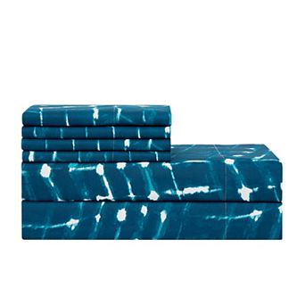 Sweet Home Collection Monaco 6 pc 1500 Thread Count Geometric Sheet Set