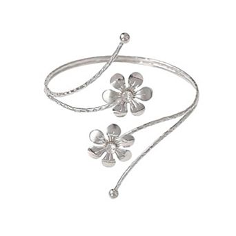 Flower Arm Cuff Bracelet