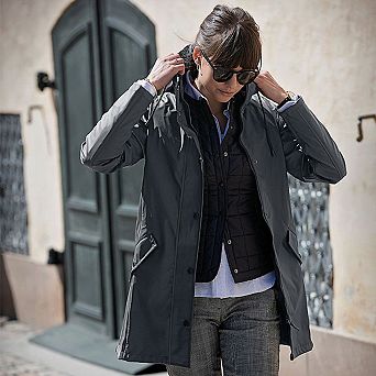 Nimbus Womens/Ladies Huntington Hooded Waterproof Fashion Raincoat