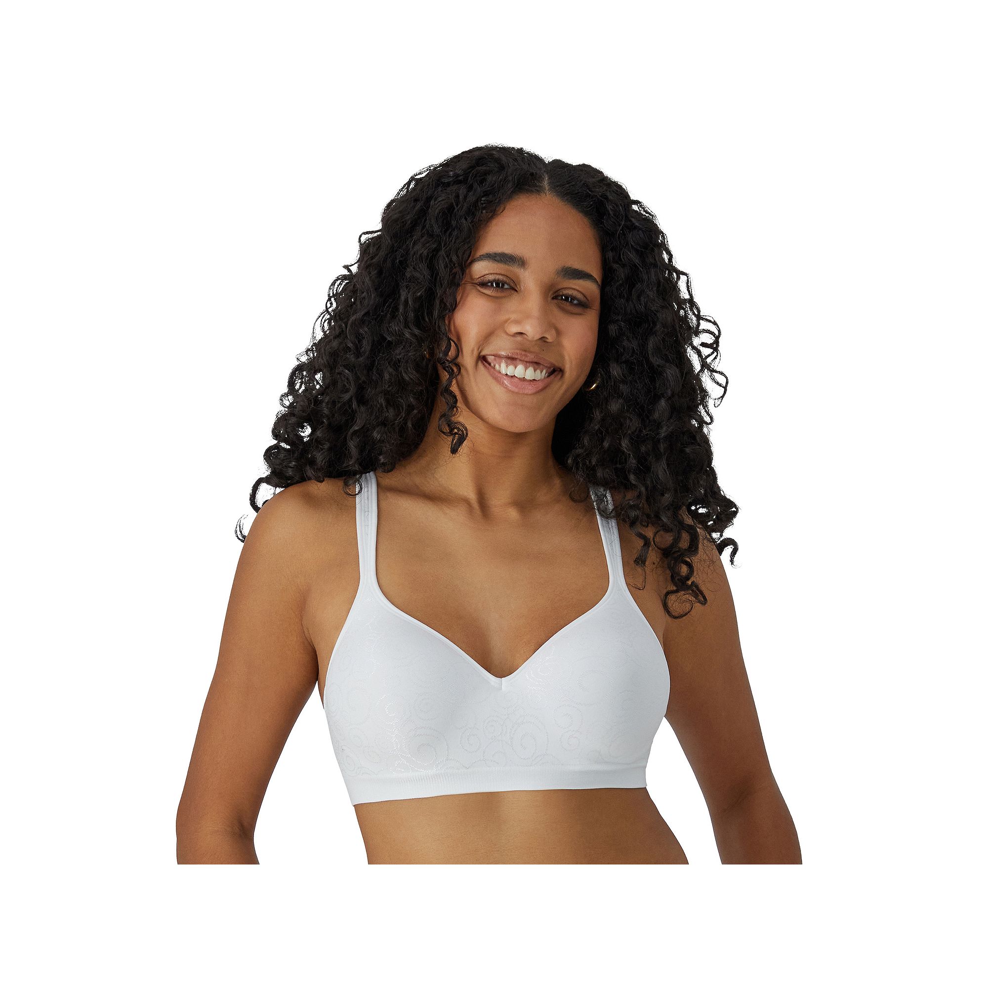 Bali Comfort Revolution Wireless Bra DF3463, Adult Unisex, Size: 34 Dd, Whi