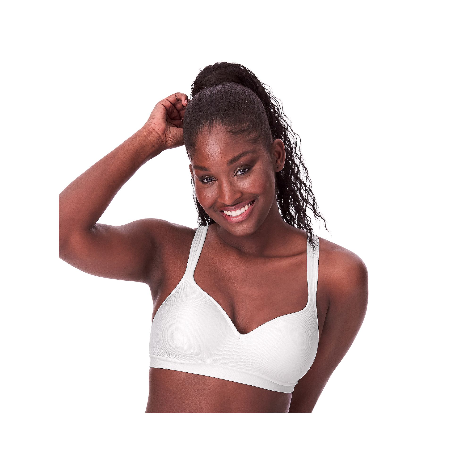 Bali Comfort Revolution Wireless Bra DF3463, Adult Unisex, Size: 36 B, Whit