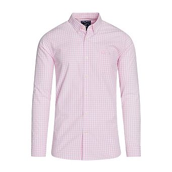 Raging Bull Mens Gingham Classic Long-Sleeved Shirt