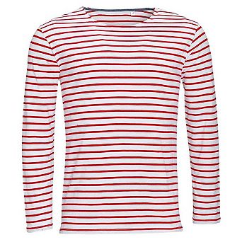 SOLS Mens Marine ed Long-Sleeved T-Shirt