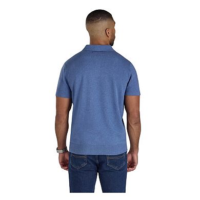 Raging Bull Mens Knitted Short-Sleeved Polo Shirt