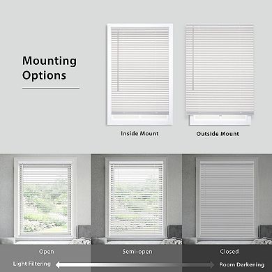 Sonoma Goods For Life® Cordless Room Darkening Mini Blinds