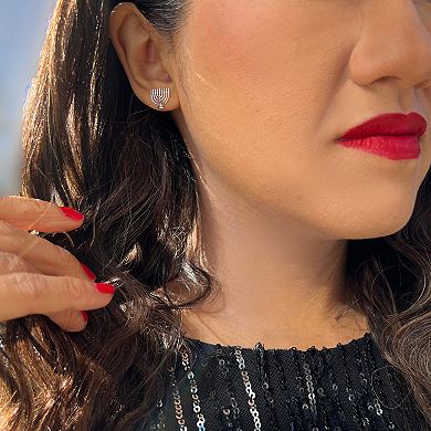 MENORAH STUD EARRINGS