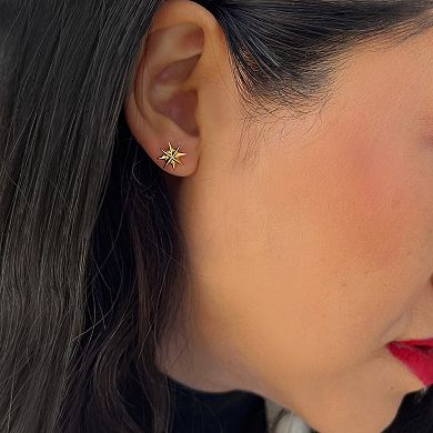 SPARKLE STAR STUD EARRINGS