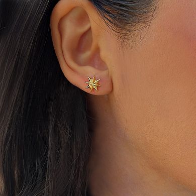 SPARKLE STAR STUD EARRINGS