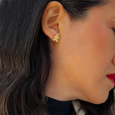 GINGERBREAD Stud Earrings