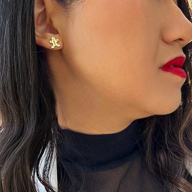 GINGERBREAD Stud Earrings