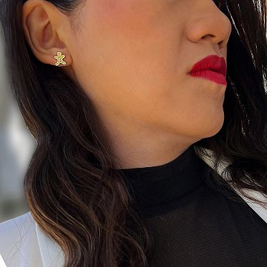 GINGERBREAD Stud Earrings