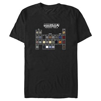 Big & Tall Minecraft Periodic Table Graphic Tee