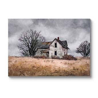 Framed Rustic Farmhouse Wall Art, 24x16inch