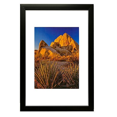 5-Pack Black PVC Picture Frame 10.2"W x 14.7"H Wall Mount, High-Definition PS Glass