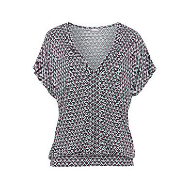 Lascana Women's Printed Dolman Sleeve Top