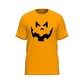 Men's Halloween Jack-O-Lantern Graphic Tee