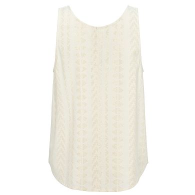 Lascana Women's Metallic Sleeveless Top