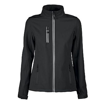 Printer RED Womens/Ladies Vert Soft Shell Jacket