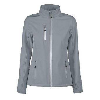 Printer RED Womens/Ladies Vert Soft Shell Jacket