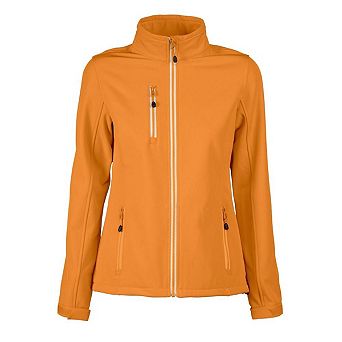 Printer RED Womens/Ladies Vert Soft Shell Jacket