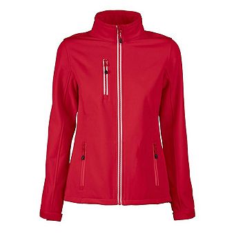 Printer RED Womens/Ladies Vert Soft Shell Jacket