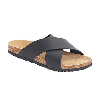 Brave Soul Womens/Ladies Cork Cross Strap Sandals
