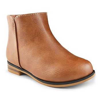 HOMEHOT Girls Boots Kids Ankle Boots With Side Zipper