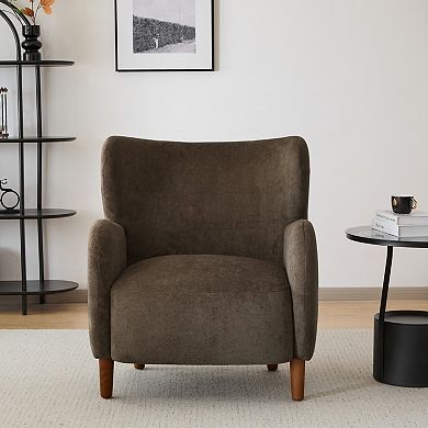 Parmelee Upholstered Wingback Club Chair by Christopher Knight Home
