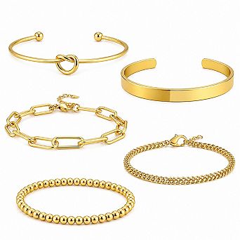 Stackable Cuff Bracelet Set