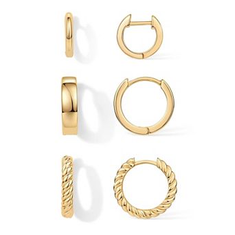 Rope Teardrop Hoop Set