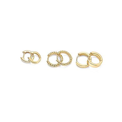 Rope Teardrop Hoop Set