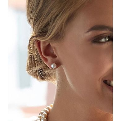 Pearl Ball Stud Earring Set