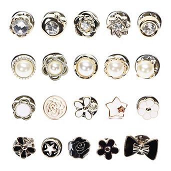 Mini Enamel Brooch Set