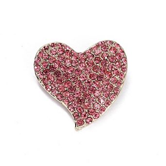 Love Heart Brooch Pin