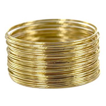 Multi Texture Wrist Bangles