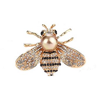 Pearl Insect Fashion Brooch