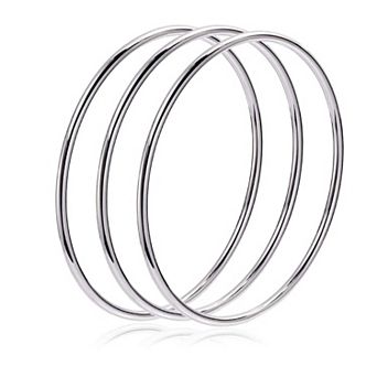 Shiny Round Wrist Bangles