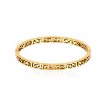 Oval Steel Wrist Bangle