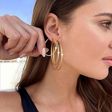 Lightweight Hoop Earrings