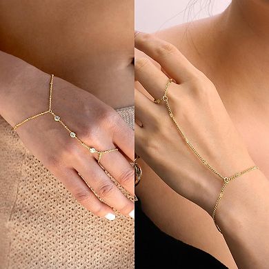 Ring Bracelet Hand Chain