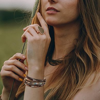 Leopard Wrap Bracelet