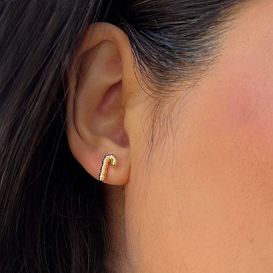CANDY CANE HOLIDAY STUD EARRINGS