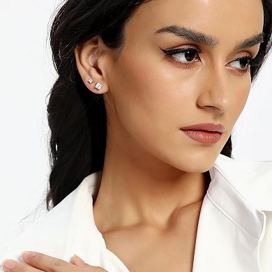 Square Stud Earring Set