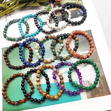Gemstone Beaded Bracelet Set