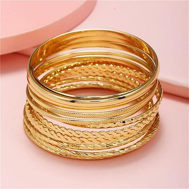Stackable Bangle Bracelet Set