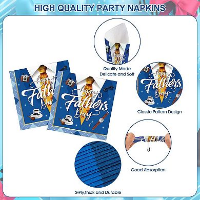 82pc Fathers Day Tableware Set