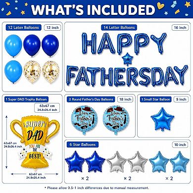 41pc Father’s Day Decor Set