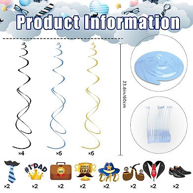 Father's Day Hanging Swirls Set