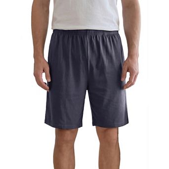 Men's Solid Color Comfortable Cotton Lounge Pajama Shorts